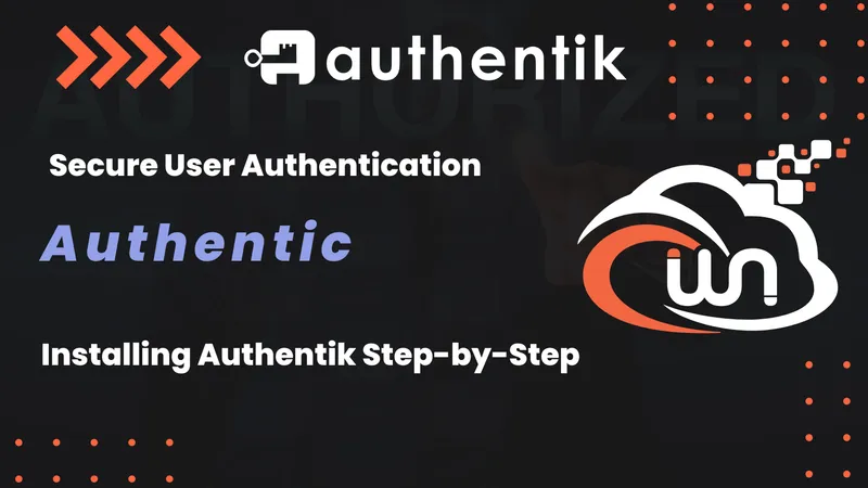 Authentik self-hosted identity provider dashboard showing SSO and MFA flows for a managed cloud server stack