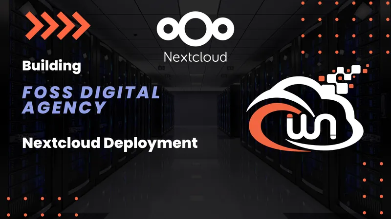 Nextcloud AIO self-hosted installation dashboard for files, calendar, and collaboration on a private cloud server